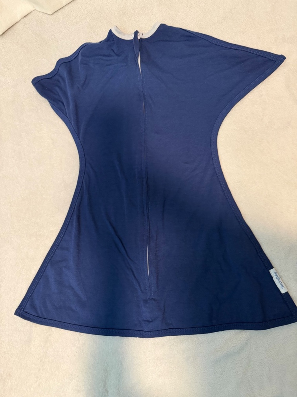 Sleeping Baby sleep sack. Navy Blue used twice